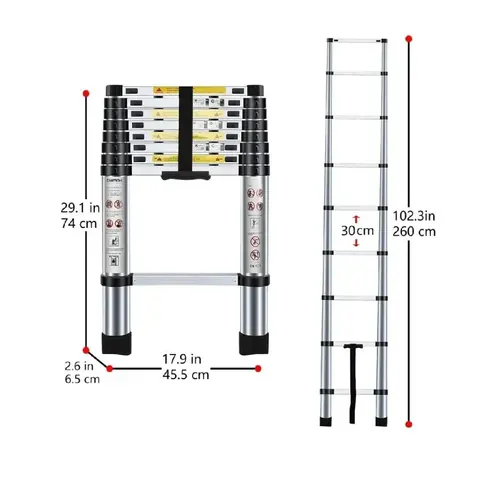 DTtools teleskopske merdevine